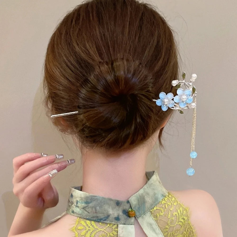 Baguette Cheveux Fleur de Cerisier Élégante