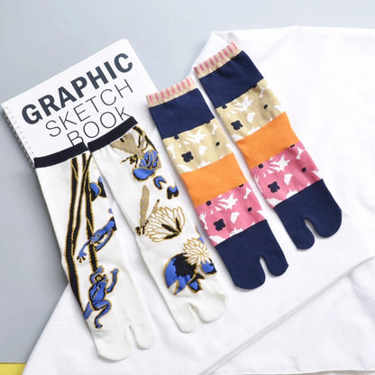 Chaussettes Femme Style Japonais Motif Cartoon