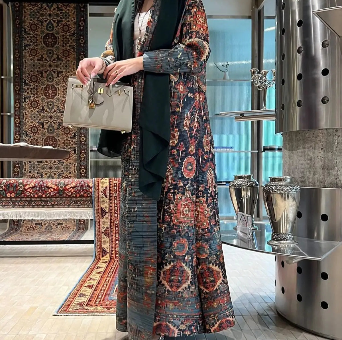 Kimono Long Abaya Femme Style Casual Chic