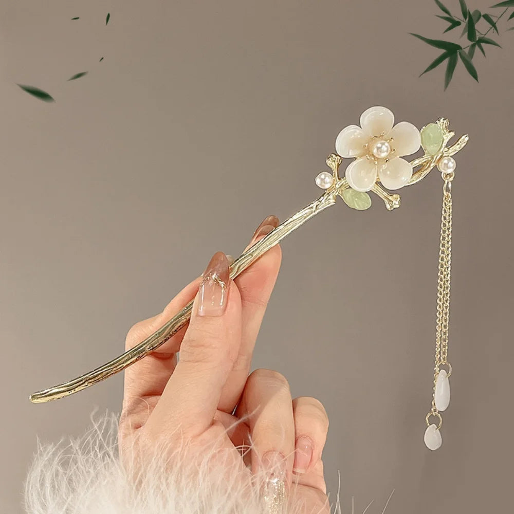 Baguette Cheveux Fleur de Cerisier Élégante