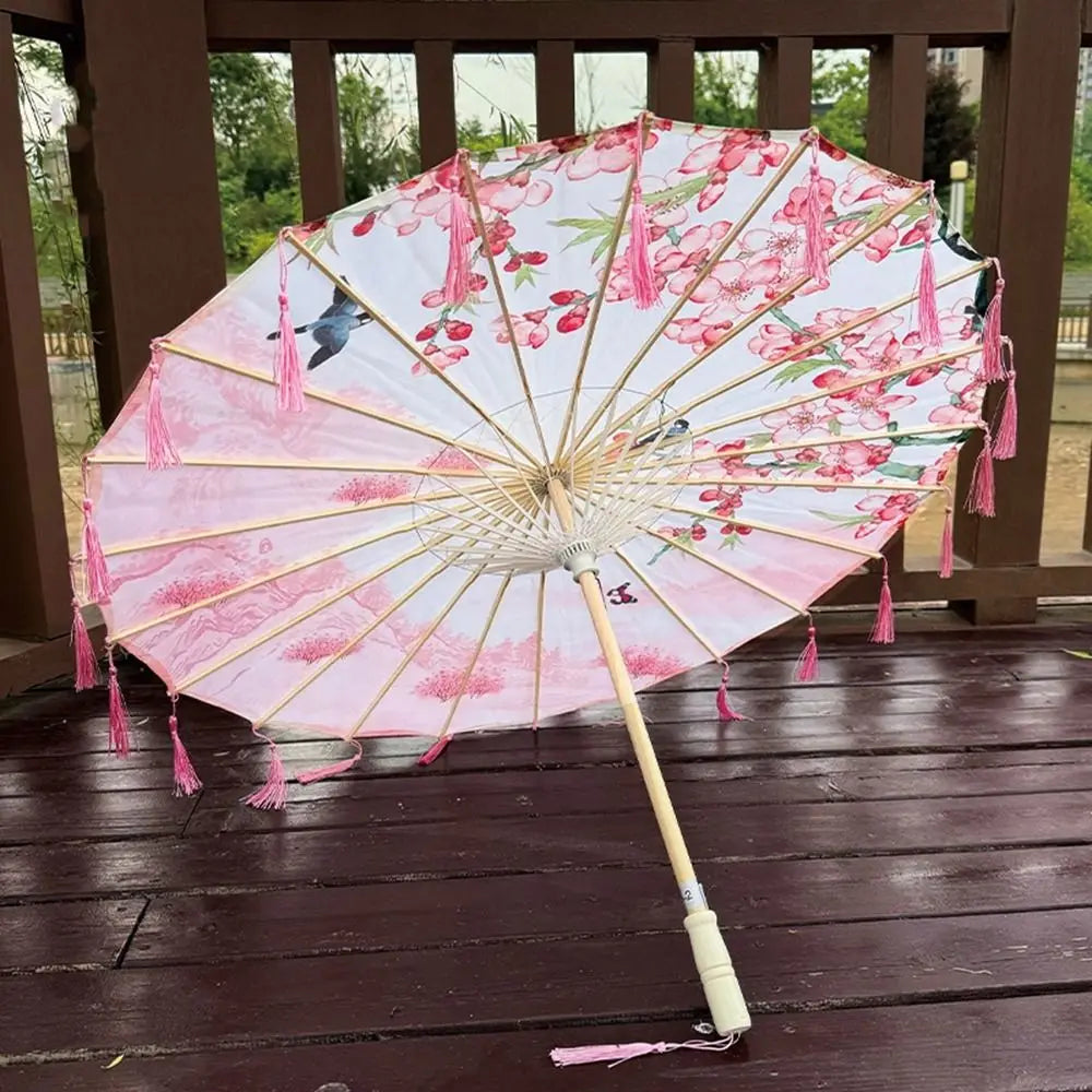 Ombrelle décorative en bambou et papier huilé
