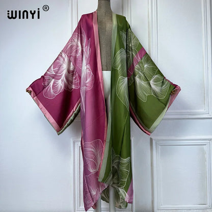 Kimono Long Imprimé Bohème Femme