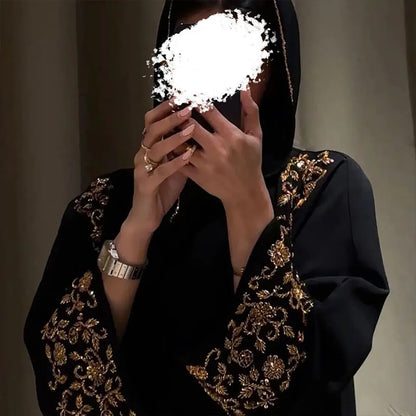 Ensemble Abaya Longue Femme avec Foulard - Chic et Léger