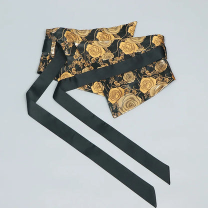 Ceinture Kimono Femme en Satin - Style Décontracté et Imprimé