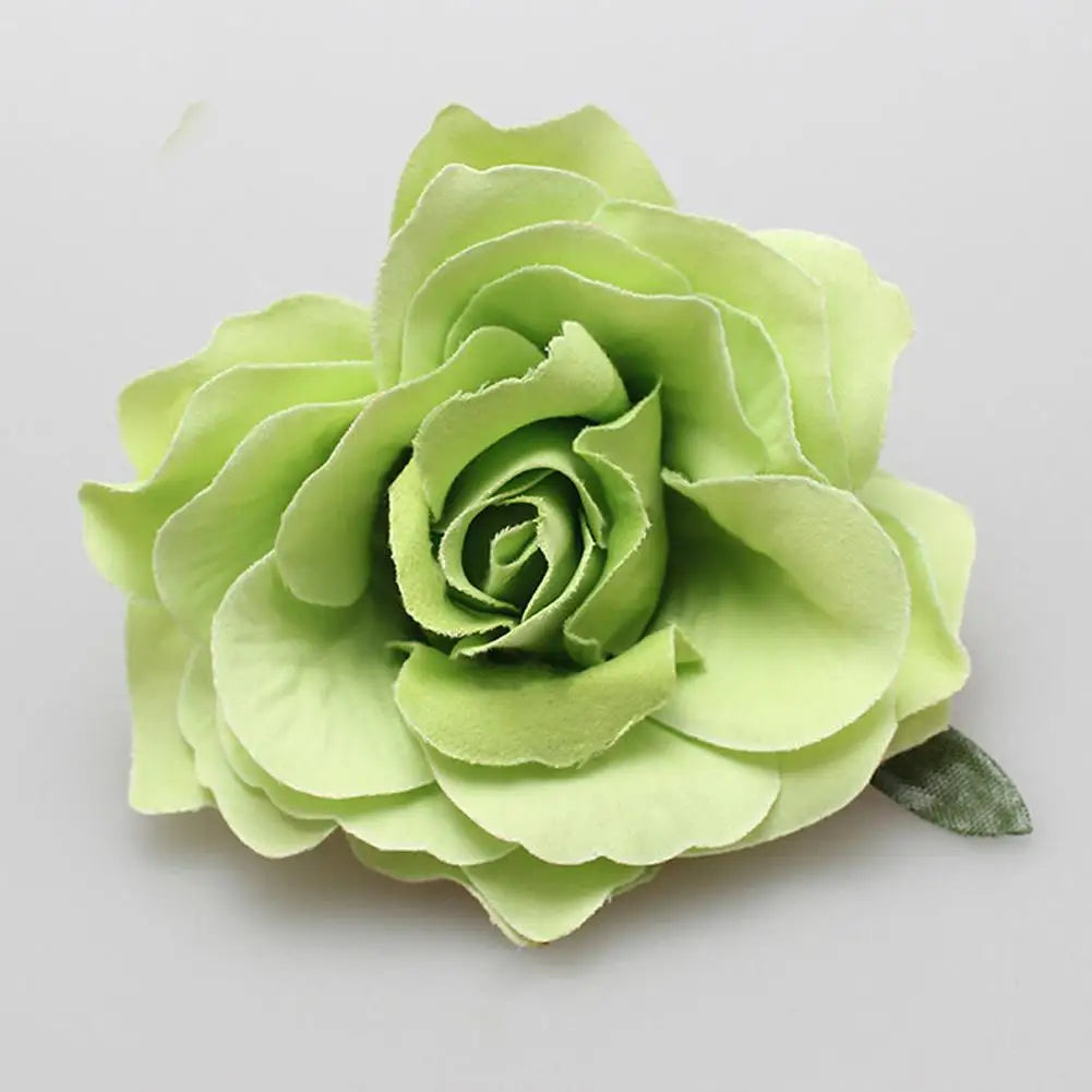 Pince à Cheveux Fleur Rose Satinée pour Femme
