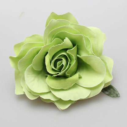Pince à Cheveux Fleur Rose Satinée pour Femme