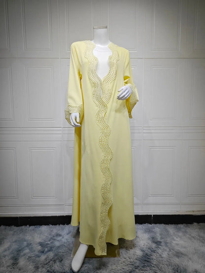 Kimono Long Abaya Femme Style Party Chic