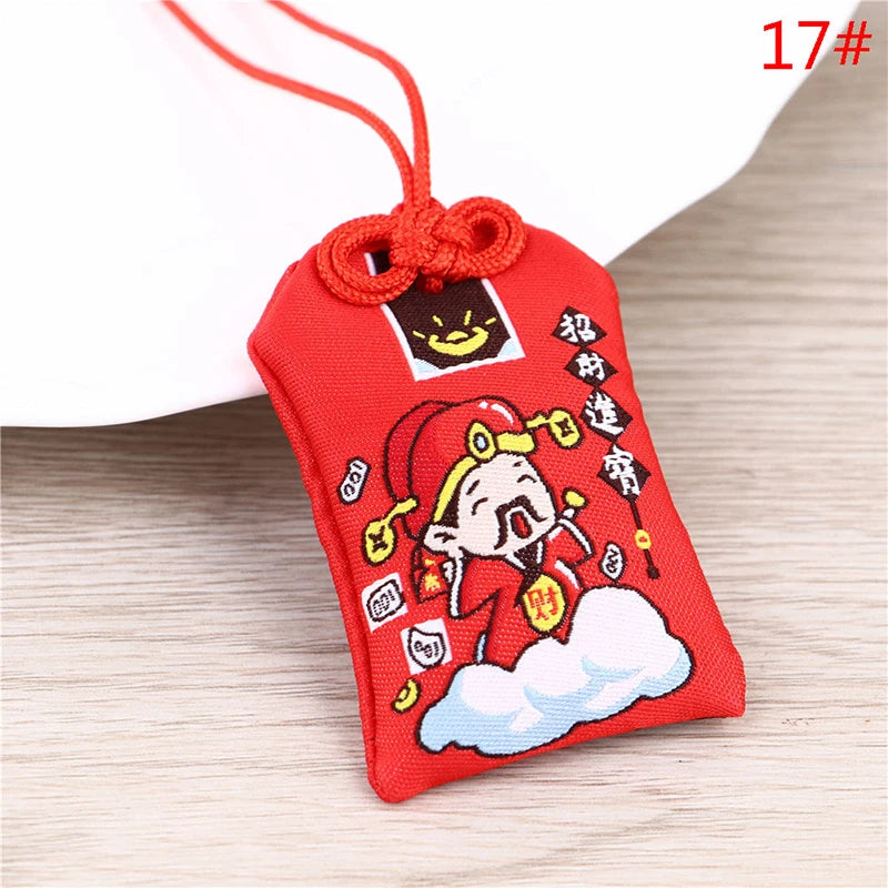 Pochette Porte-Bonheur Japonaise - Charme de Protection et Chance