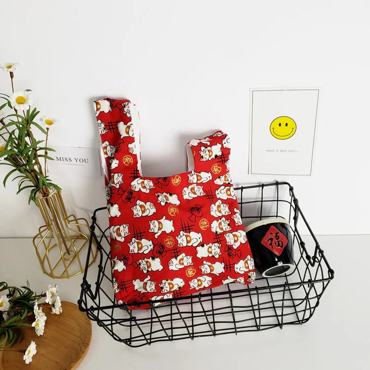 Sac Japonais en Toile - Style Authentique