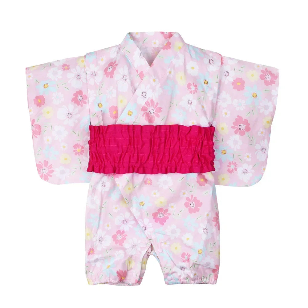 Kimono Bébé Fille en Coton - Style Japonais & Coréen