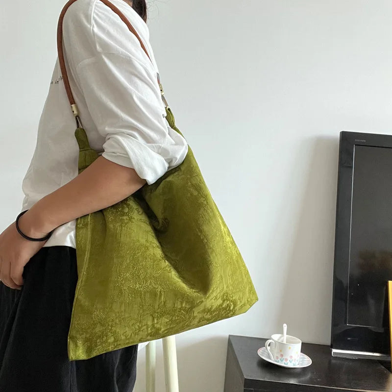 Sac Vintage en Lin pour Femme - Style Polyvalent
