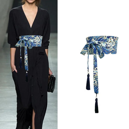 Ceinture Kimono Femme Traditionnelle - Largeur 10cm ou 15cm