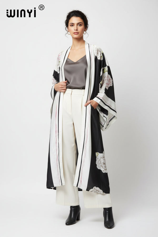 Kimono Long Imprimé Bohème
