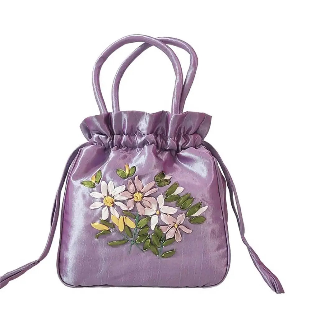 Sac à Main "Bourse Traditionnelle" Femme - Brodé Floral