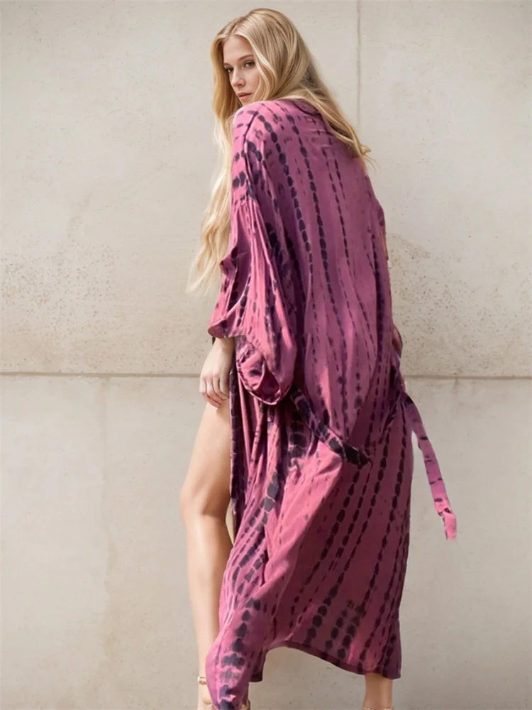 Kimono Long Bohème Imprimé