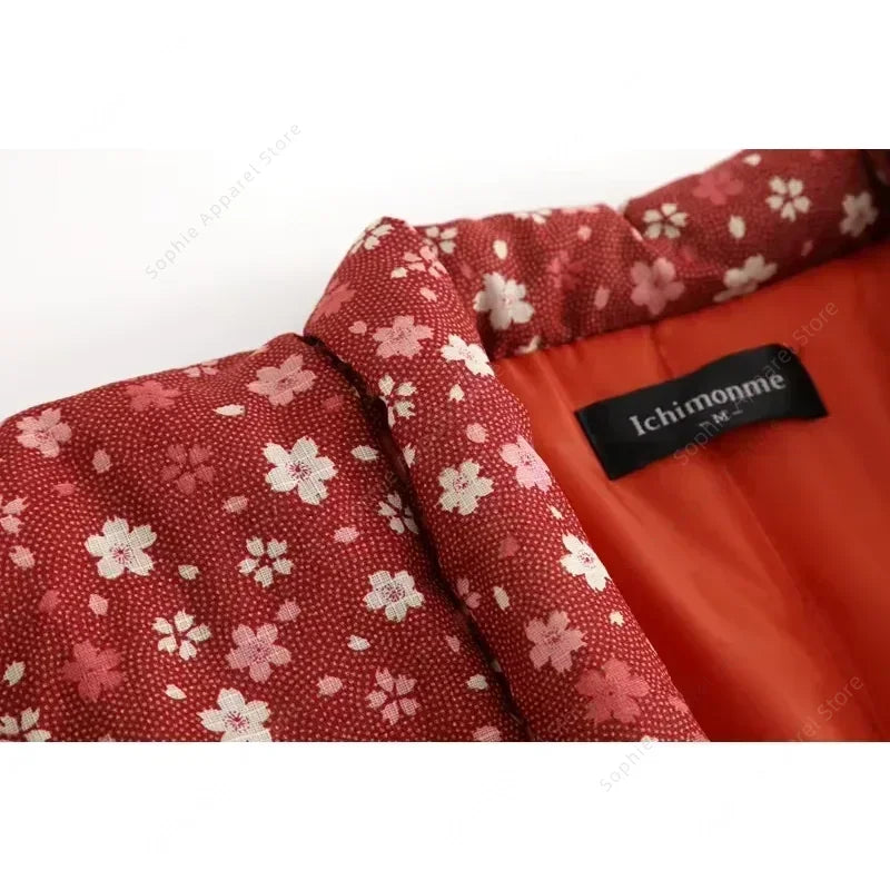 Kimono Veste Long Femme Coton