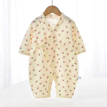 Barboteuse Bébé 100% Coton - Confort & Style pour Été