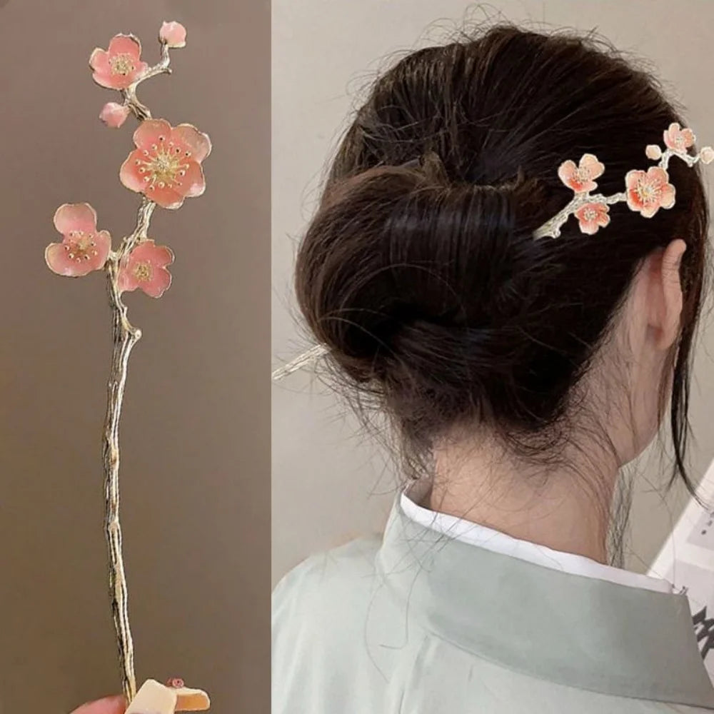 Baguette Cheveux Fleur de Cerisier Élégante