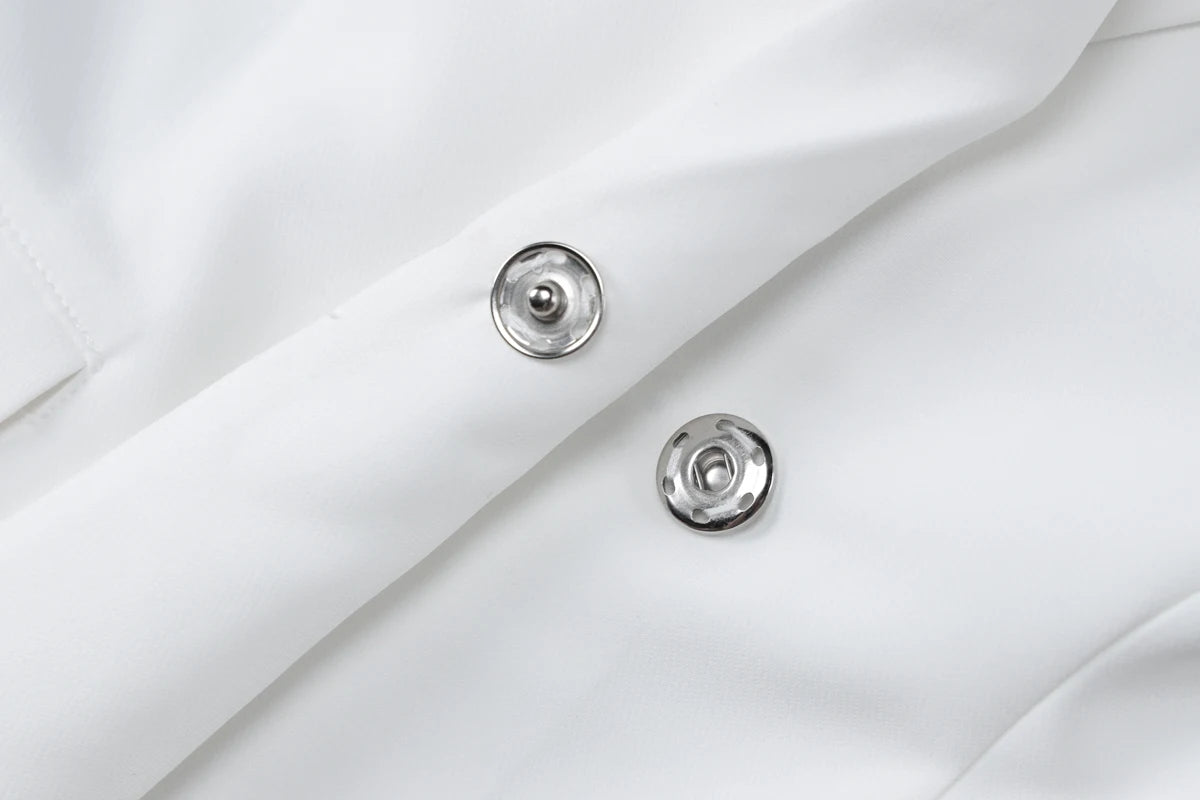 Blazer Long Femme Chic - Coupe Ajustée, Boutonnière Simple