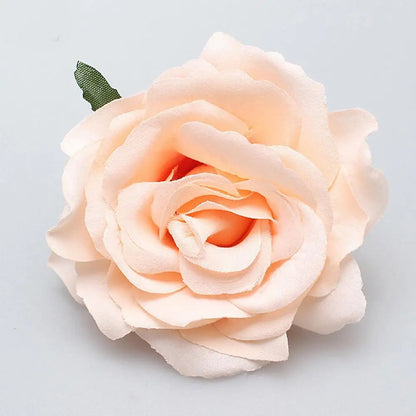 Pince à Cheveux Fleur Rose Satinée pour Femme