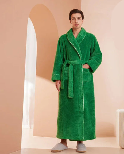Kimono Peignoir Polaire Doux et Confortable pour Femme et Homme
