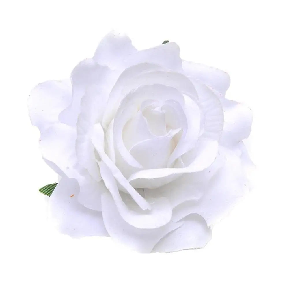 Pince à Cheveux Fleur Rose Satinée pour Femme