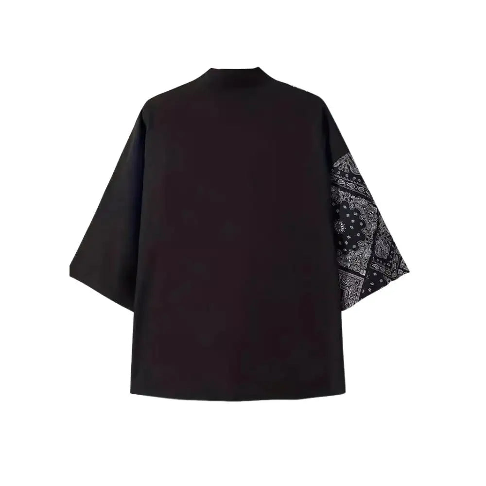 Kimono Court Homme Style Japonais Léger