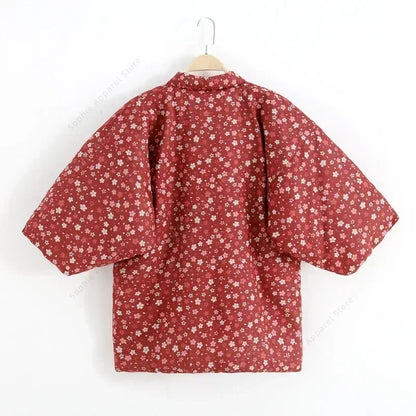Kimono Veste Long Femme Coton
