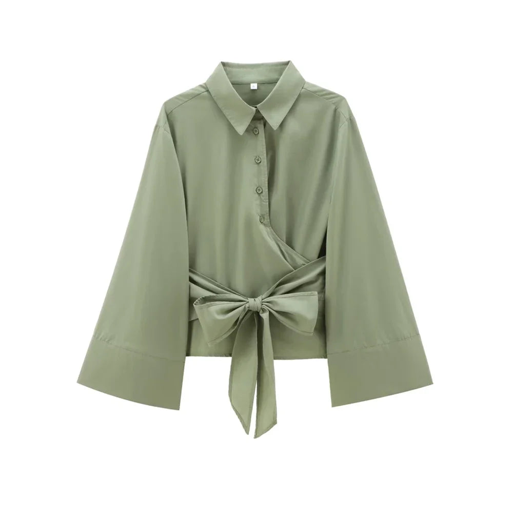 Kimono Chemise Femme Longue Manches, Style Casual Chic