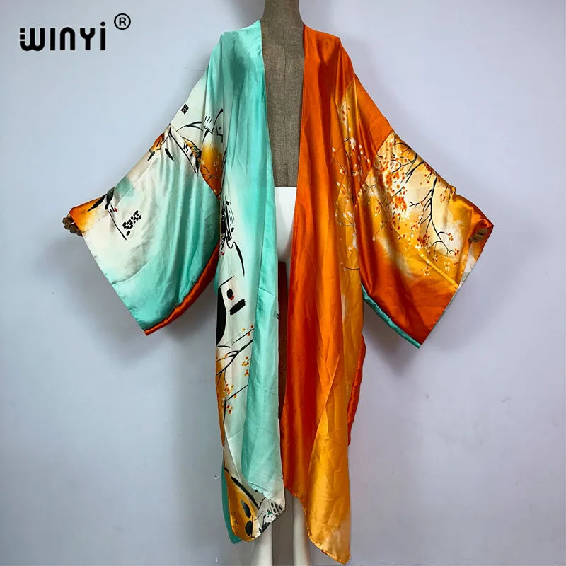 Kimono Long Bohème Imprimé