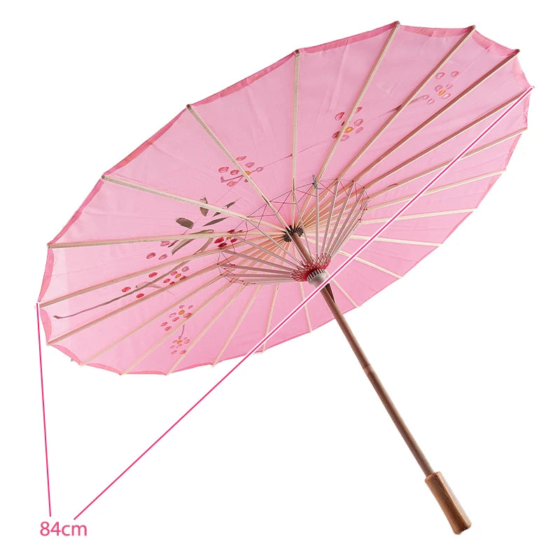 Ombrelle Pliante en Soie Style Japonais