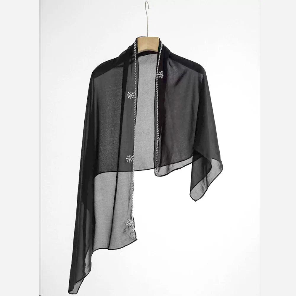 Ensemble Abaya Longue Femme avec Foulard - Chic et Léger