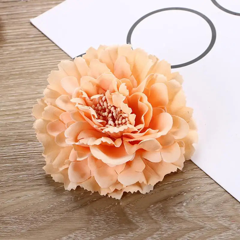 Pince à Cheveux Fleur Rose Satinée pour Femme - Accessoire Élégant