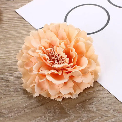 Pince à Cheveux Fleur Rose Satinée pour Femme - Accessoire Élégant