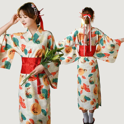 Kimono Traditionnel Femme en Satin