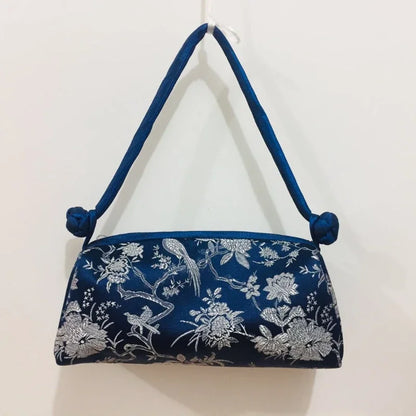 Sac à main femme style chinois en satin
