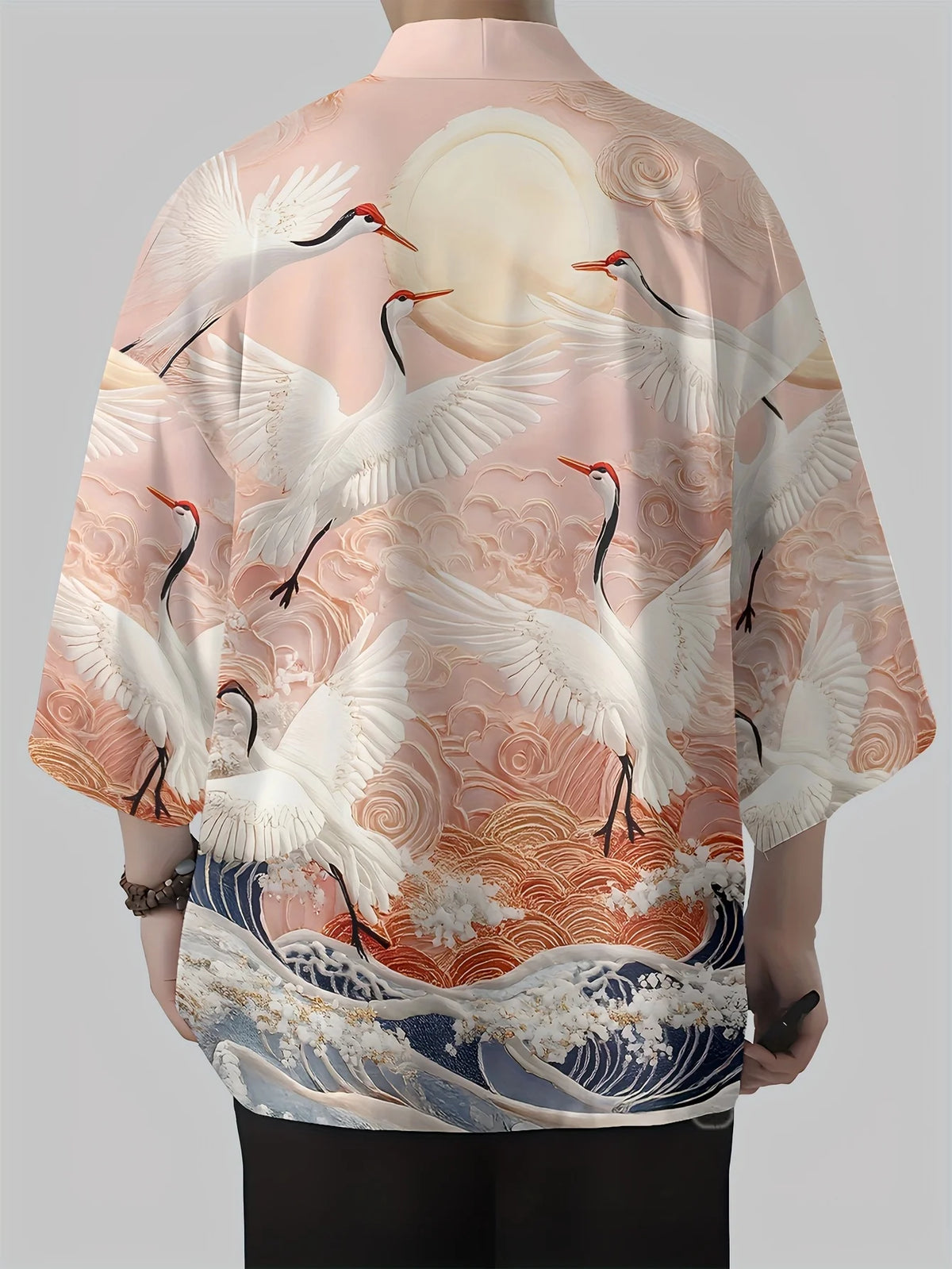 Kimono Court Léger Style Asiatique Mixte