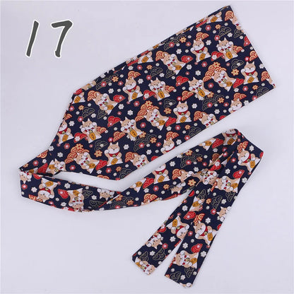 Ceinture Kimono Femme Imprimée - Largeur 10cm ou 15cm