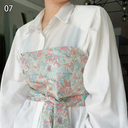 Ceinture Kimono Fleurie pour Femme - Style Mode & Confort