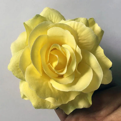Pince à Cheveux Fleur Rose Satinée pour Femme