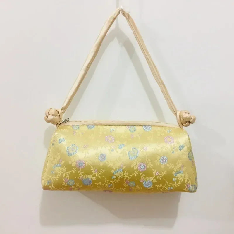 Sac à main femme style chinois en satin
