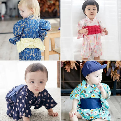 Kimono Bébé Garçon en Coton - Style Japonais & Coréen