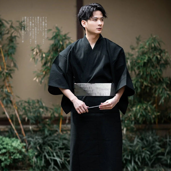 Kimono Traditionnel Homme en Coton - Style Asiatique