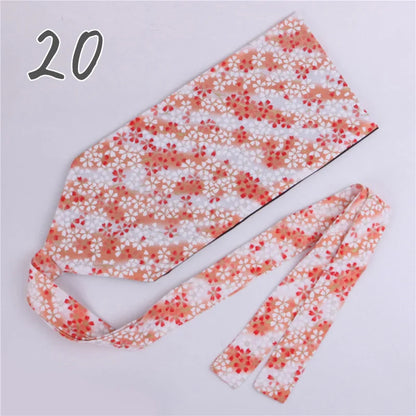 Ceinture Kimono Femme Imprimée - Largeur 10cm ou 15cm