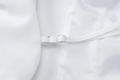 Blazer Long Femme Chic - Coupe Ajustée, Boutonnière Simple