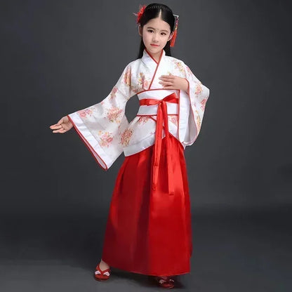 Kimono Fille Traditionnel pour Danse et Spectacle - Tailles et Couleurs Variées