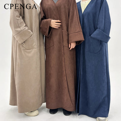 Abaya Longue Femme Style Kimono