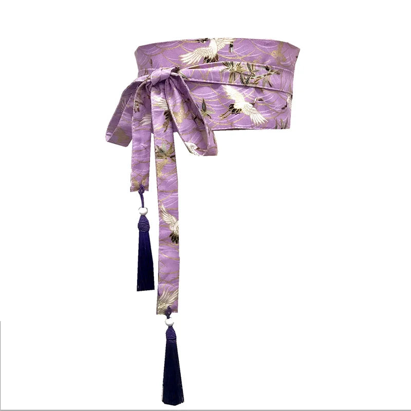 Ceinture Kimono Femme Traditionnelle - Largeur 10cm ou 15cm