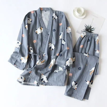 Pyjama Femme en Coton Imprimé - Confort & Style