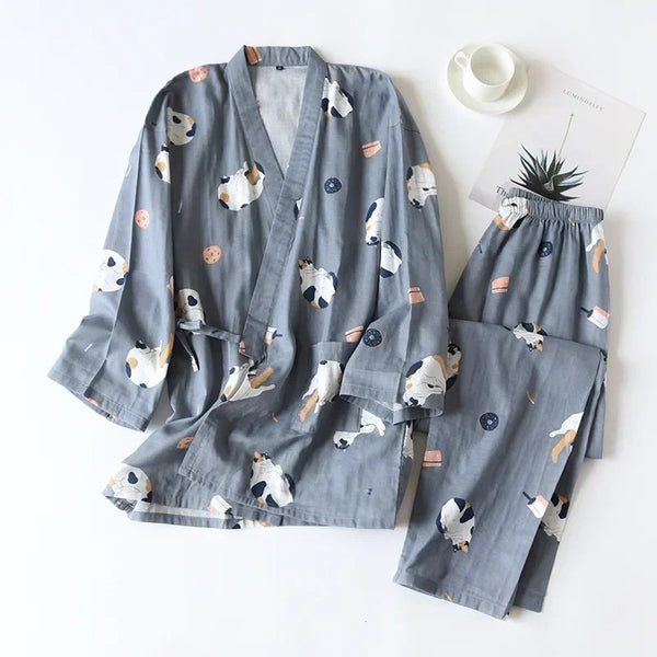 Pyjama Femme en Coton Imprimé - Confort & Style